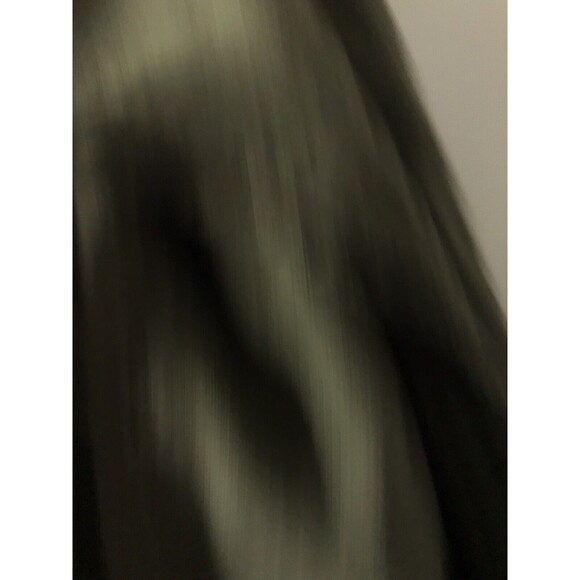 Love Tree Olive Green Linen Blend Open Front Shacket Convertible Sleeves Large - Picture 6 of 9